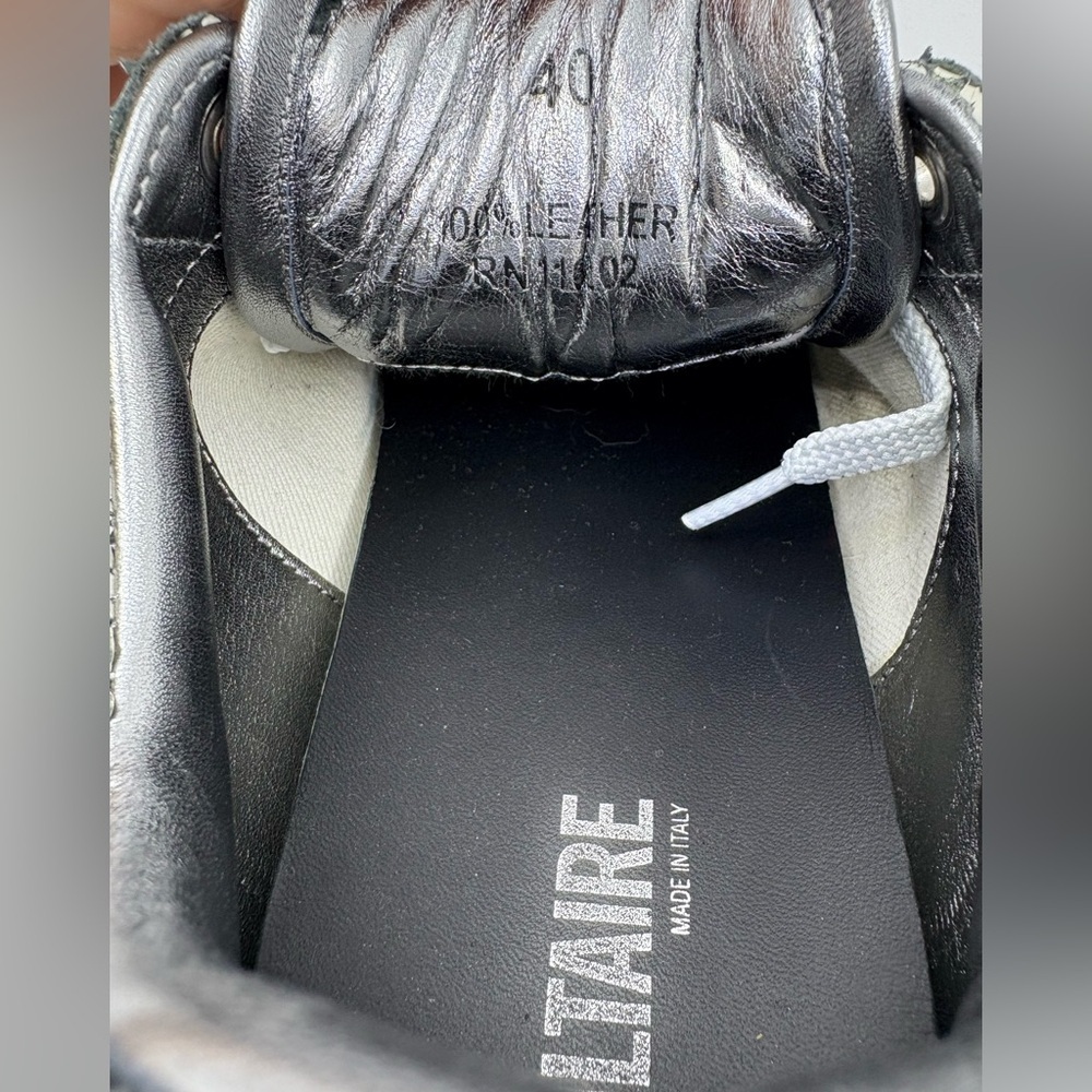 Zadig & Zoltaire Snakeskin Pattern Sneakers With … - image 7